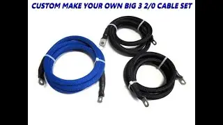 How to improve Engine power and performance 2005 camry power cable upgrade, Big 3 Upgrade