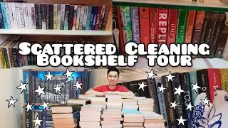 Scattered Cleaning Bookshelf Tour | Filipino Booktuber | 🇵🇭