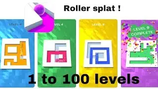 Roller splat ! | gotta roll with it! | how to play roller splat | (level 1 to 100 )