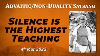 531. Bhagavan Ramana Satsang - Silence is the highest teaching!