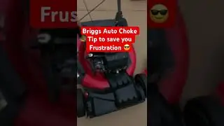 Briggs 190cc auto choke carburetor tip! #mower #carburetor