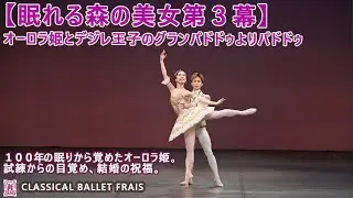 104【眠れる森の美女第３幕より①】オーロラ姫とデジレ王子のグランパドドゥよりパドドゥ＃眠れる森の美女＃クラシックバレエフレイス＃鹿児島のバレエ教室