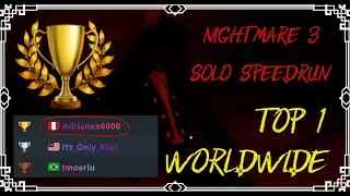 SOLO SPEEDRUN NIGHTMARE 3 (WORLD RECORD - OUTDATED) | The Mimic - Roblox
