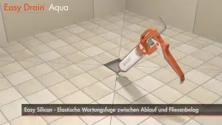 Einbau einer Bodenablauf &ndash; Easy Drain Aqua (Deutsch)