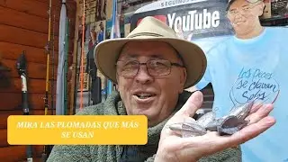 PLOMADAS QUE M&Aacute;S SE USAN PARA PESCAR EN EL MAR