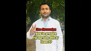 Nursing officer preparation kaise kare ?? Live Doubts session ??