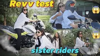 Revv Test Surprise! 😅🛵 | Assam Sister Riders Aur Glamour Bike Ride 💚✨