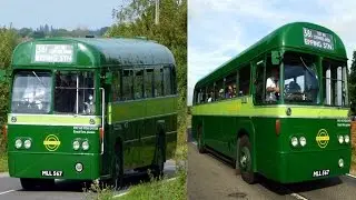 Riding Green Line Coach RF180 on route 381