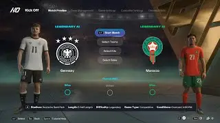Германия против Марокко | Международный матч | EA FC 26 | Симуляция
