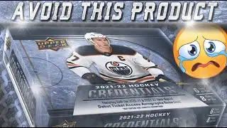 AVOID THIS PRODUCT!! - 21-22 Upper Deck Credentials Hobby Box  - Hockey Card Break