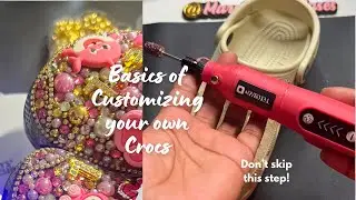 How To Customize Crocs | DIY Custom Crocs Tutorial | Most Important Tool Needed | Beginner Tutorial