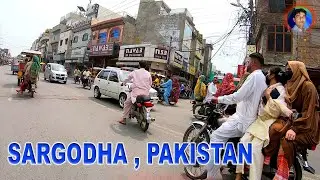 SARGODHA CITY 4K WALKING TOUR / pakistan city wal