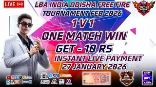 India Free Fire Tournament February 2026 /   Custom Room Giveaway / Free fire money 💰 giveaway