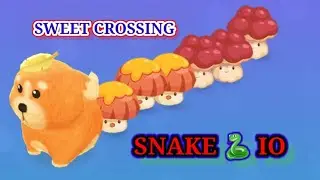Sweet crossing Snake game io funny moments. number 10.  #sweetcrossingsnakeio