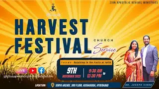 HARVEST FESTIVAL  |  ZION APOSTOLIC REVIVAL MINISTRIES | DR. JOSEPH VINOD | 09-11-2025