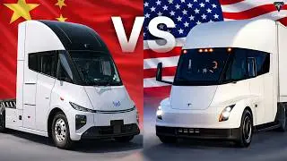 Илон Маск представил увеличенную копию грузовика Tesla Semi &mdash; Windrose Truck: характеристики и ди...