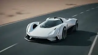 hammerhead shark-inspired electric supercar wins polestar design contest at IAA 2023 - animation