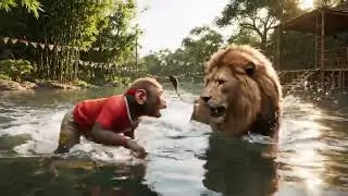 Bouncy Baboon - Monkeys and Other Animals Participate in the Sprint Race.