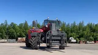 Everun ER3070 telehandler crab driving