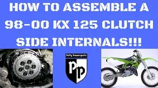 How to Assemble the Clutch Side Internals and Clutch on Your Dirt Bike (1999 KX125)
