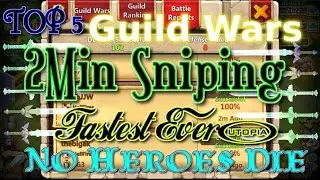Castle Clash Fastest Sniping Guild Wars Ever_2minute Run_ Epic Anubis