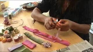 How to Make a Silk Ribbon Flower