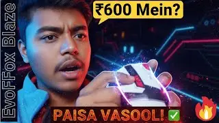 Best Gaming Mouse Under ₹500? EvoFox Blaze Full Review + Programmable Features!