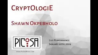 CryptOlogiE by Shawn Okpebholo performed Live by Picosa.