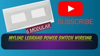 Legrand modular switch|legr power⚡switch waringa|how to install switch plate|legrand mylinc switches