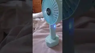misting fan for hot weather, available on Amazon