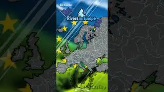 Map of rivers in eu #eu #europe #mapping #mapper #geography #history #river #foryou #fyou #map