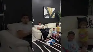 Mom catches dad son & daughter going crazy for spiderman #shorts