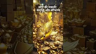 सोने की मछली: समृद्धि और सौभाग्य #Manifestation #Money #manifest #gold