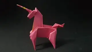 ORIGAMI - Gấp Kỳ Lân || Origami Unicorn Designed By Jo Nakashima