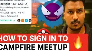 How to sign in to campfire meet up (by using Pgsharp) #pokemon #pokemongo #pgsharpfreekey 
