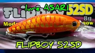 (REVIEW) umpan / lure minnow ASARI FLIPBOY 52SD