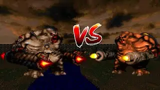 Volcabus vs Mancubus  - BRUTAL DOOM Monster Infighting