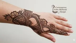 Back hand, Arabic mehendi design, easy, and simple trick|| Raj Mehndi designer|| KP Mehndi art|| Meh