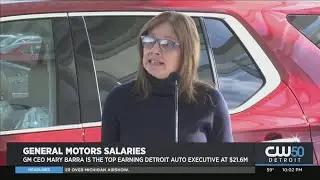 GM CEO Mary Barra Is The Top Earning Detroit Auto Executive