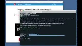 Angular2 Fullstack Boilerplate Automatic Generation of Component Example