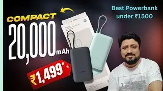 Xiaomi Compact Power Bank 20000mAh Review 🔥 Phone & Laptop Charging Speed Test ✅ Built in Cable