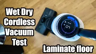 Wet Dry Cordless Vacuum Cleaner Laminate Floor Test Roidmi Neo