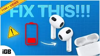 How to Fix AirPods Battery Drain Issue [2024] 💯