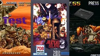 Test éclaté -  Metal slug 3  ( neo geo )