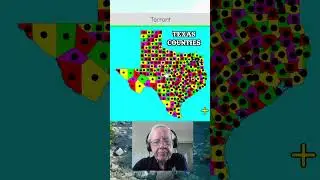 Locating Texas Counties betwixt the playing of a lovely harmonica