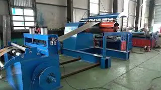 Slitting line Damping Recoiling L&iacute;nea de corte Amortiguaci&oacute;n Retroceso