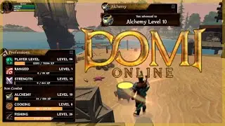 Domi Online MMORPG | Alchemy and Herb Gathering | Official Alpha Gameplay