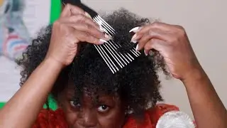 STYLING TWIST OUT ASMR TEXTURE HAIR SOUNDS