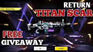 FREE Titan Scar Giveaway!⚡Titan Scar Return Event Explained!!  