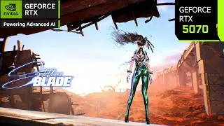 Stellar Blade PC (Full Game) | RTX 5070 4K, 1440p, 1080p DLSS 4 Multi Frame Generation | i7 14700F